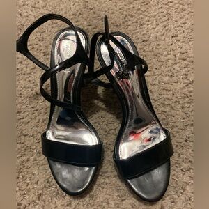 Gianna Bini strap heels. The size is 6M women’s.